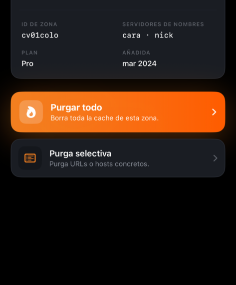 FlarePurge maakt de Cloudflare-purging een native en privé functie voor iPhone