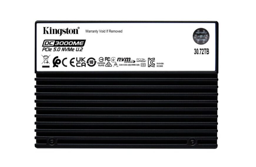 Kingston brengt zijn PCIe 5.0 bedrijfs-SSD’s naar 30,72 TB voor AI-datacenters