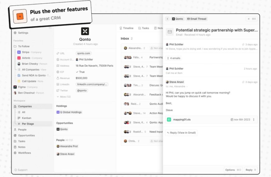 Twenty wil de open source alternatief voor Salesforce worden en prijst zich aan als moderne, modulaire en zelfhostbare CRM