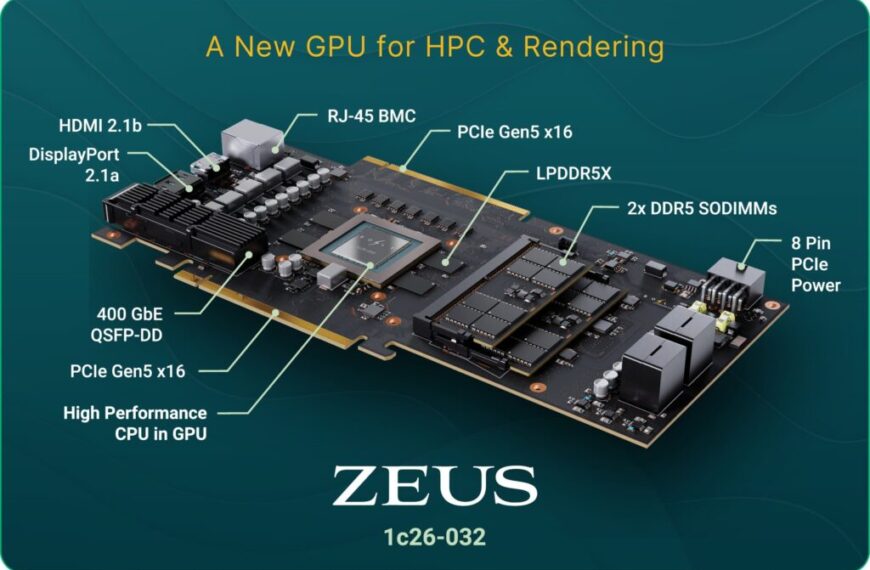 Bolt Graphics zet een belangrijke stap met Zeus, hun GPU voor HPC en rendering