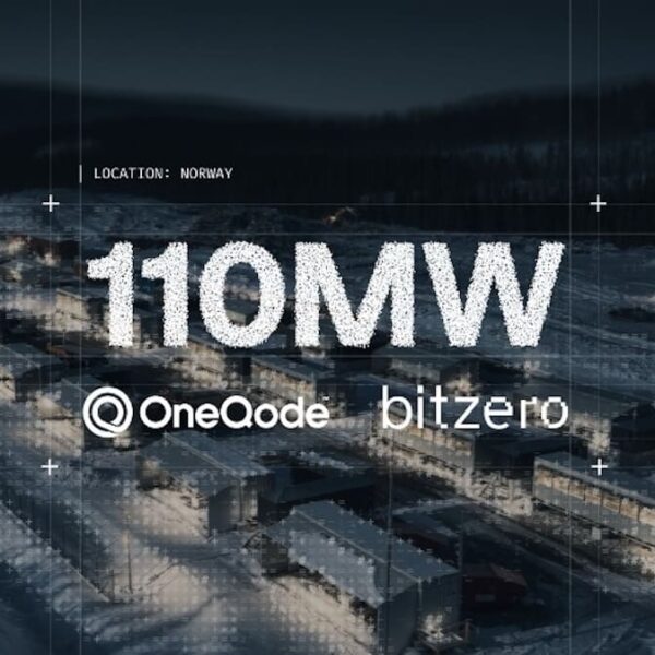 Bitzero en OneQode sluiten overeenkomst van 110 MW in Noorwegen voor IA-belastingen