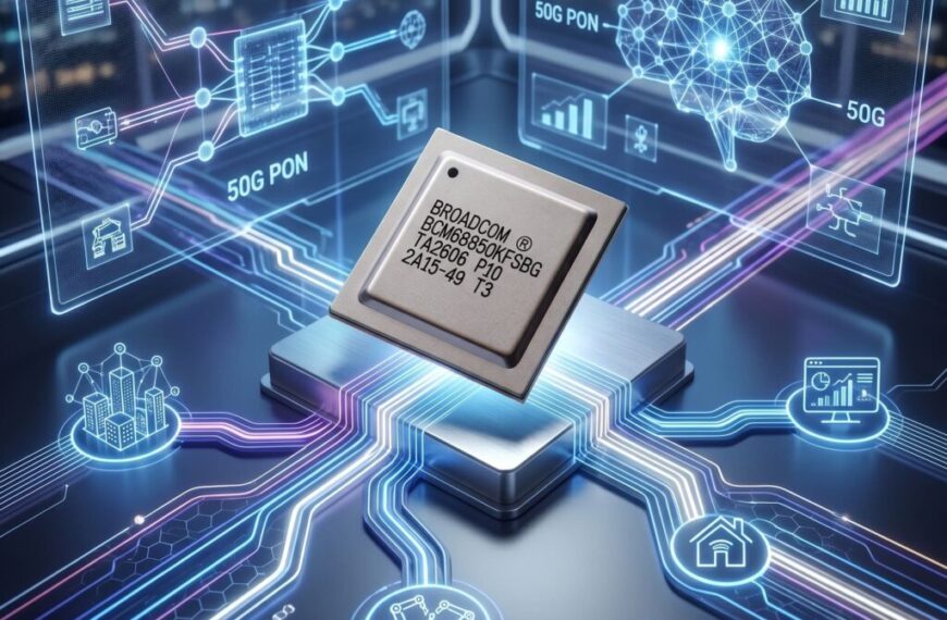Broadcom brengt kunstmatige intelligentie naar de fiberrouter met 50G PON