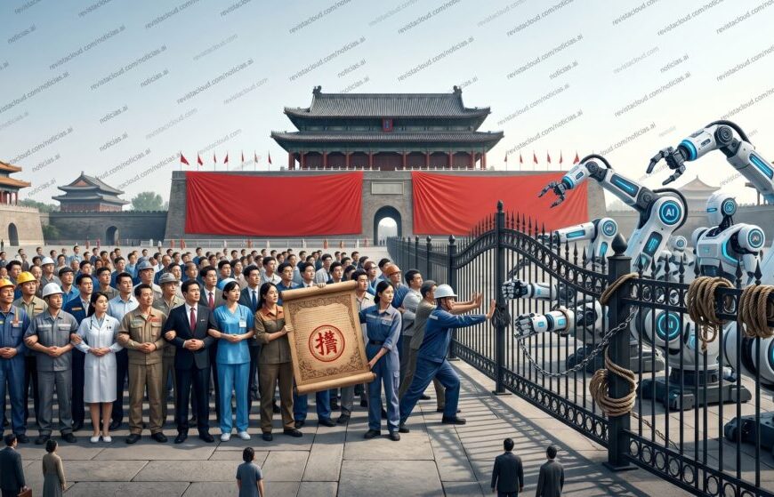 China markeert een rode lijn bij werkplekvervanging door AI