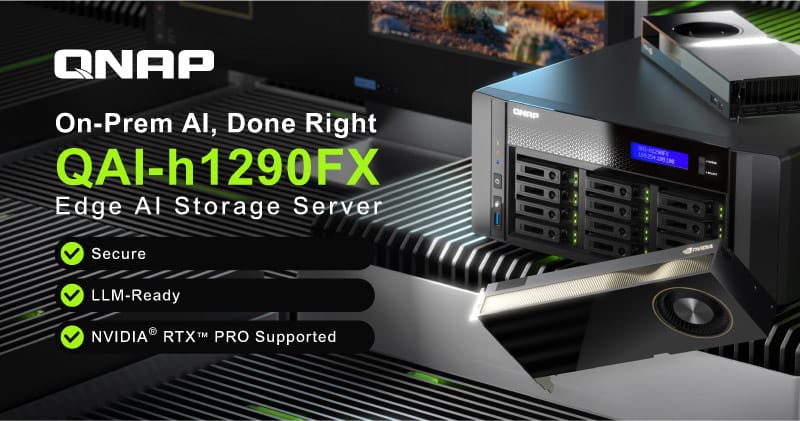 QNAP brengt privé-LLMs naar de rand met zijn nieuwe QAI-h1290FX