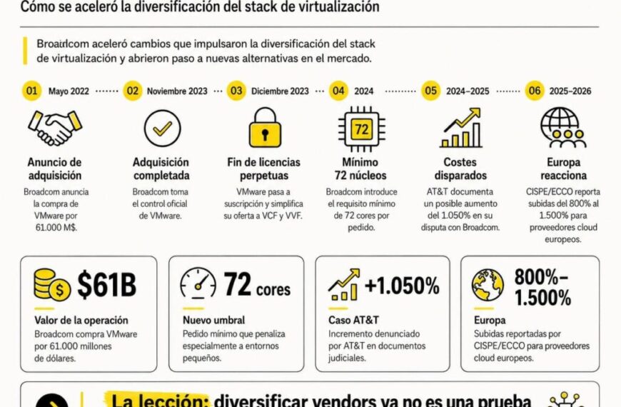 Broadcom versnelt de gecontroleerde vertrek van VMware naar nieuwe virtualisatiesoftware stacks
