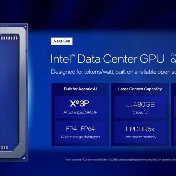 Intel Crescent Island: een AI-GPU met tot 480 GB LPDDR5X om schaarste van HBM te ontwijken