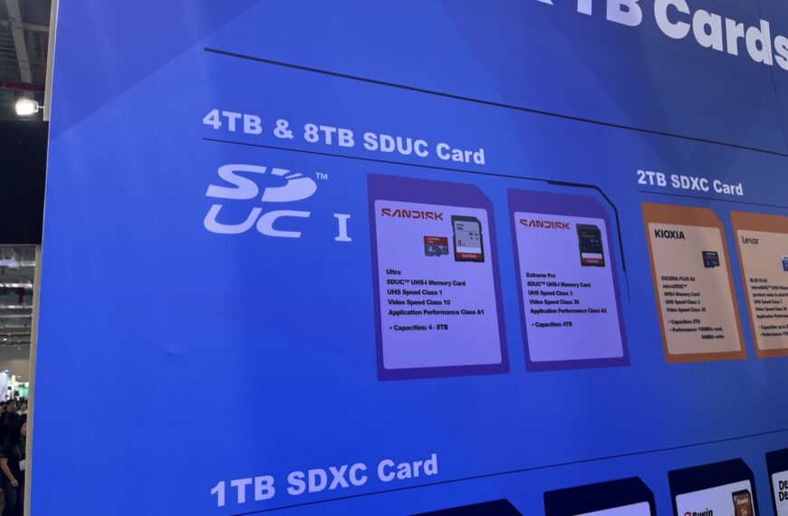 SanDisk bereidt SDUC-kaarten tot 8 TB voor, maar zullen nieuwe lezers vereisen