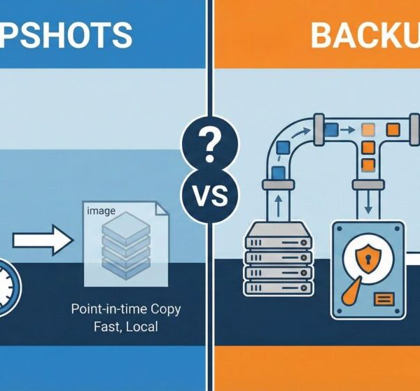 snapshots geen back-ups zijn: de stille fout die virtuele omgevingen beschadigt