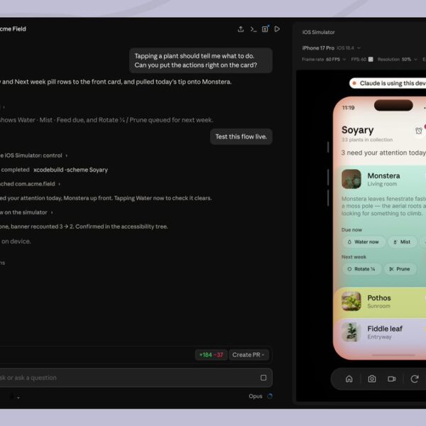 Claude Code zet een stap verder naar zelfstandig ontwikkelen met ondersteuning voor de iOS-simulator