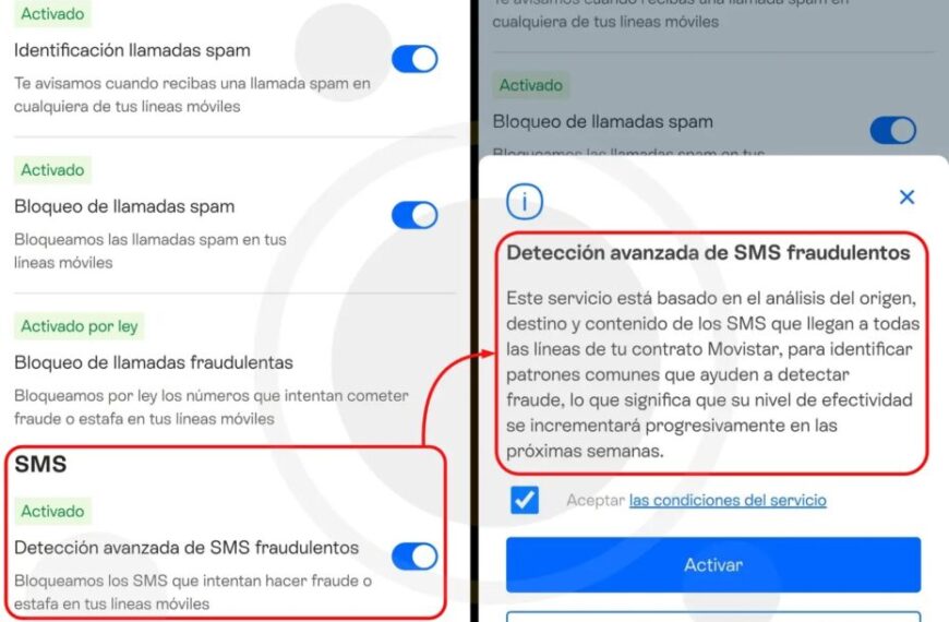 Movistar test een sms-filter met AI: meer beveiliging in ruil voor toestemming
