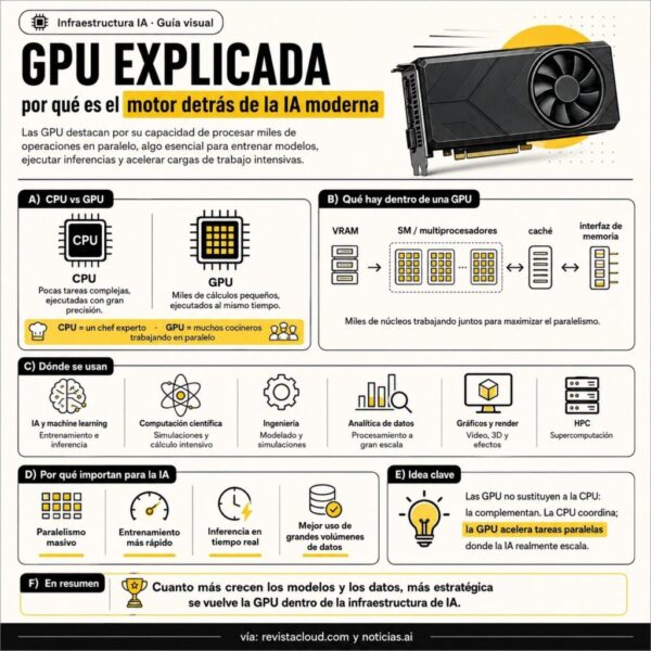 GPU uitgelegd: wat het doet, hoe het werkt en waarom het belangrijk is in AI