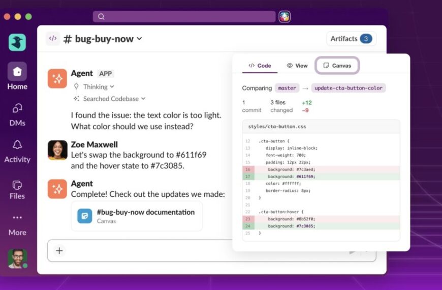 Slack Code brengt AI-programmeeragents naar teamwerk