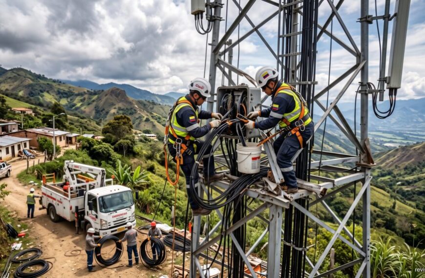 Colombia herstelt zijn telecommunicatie na de aardbeving: 80% van het Claro-netwerk is weer operationeel