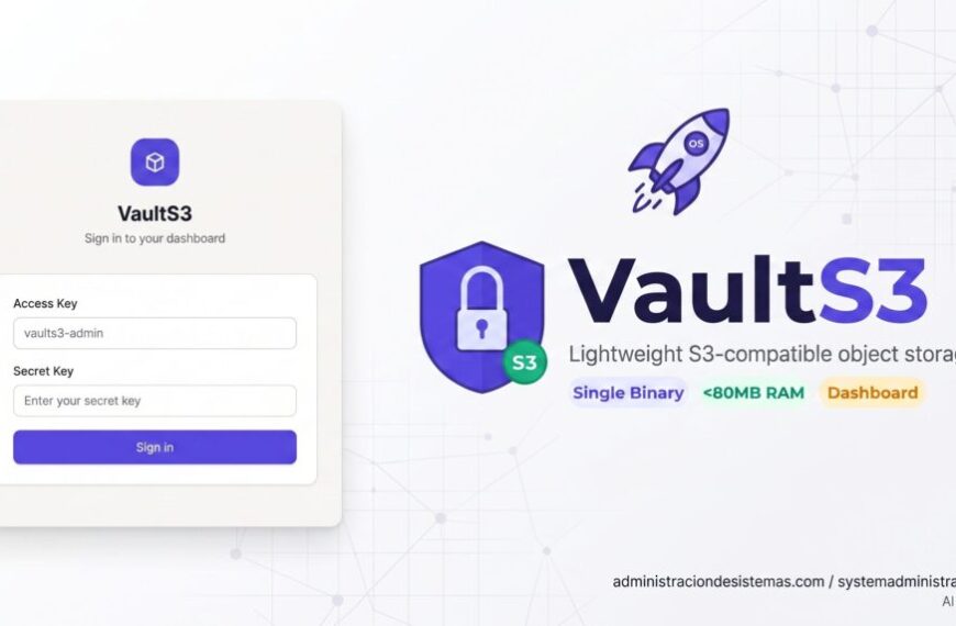 VaultS3 wil privé S3-opslag vereenvoudigen met slechts 17 MiB RAM
