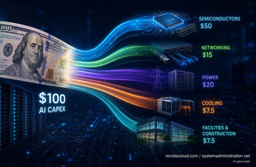 Zo wordt 100 dollar geïnvesteerd in AI: de chips krijgen de helft