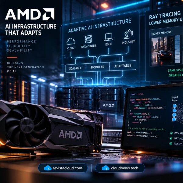 AMD stelt een flexibele AI-infrastructuur voor en vermindert het geheugen voor ray tracing