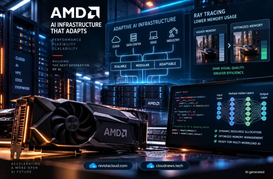 AMD stelt een flexibele AI-infrastructuur voor en vermindert het geheugen voor ray tracing