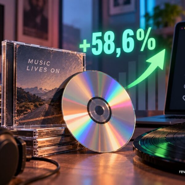 De CD groeit weer in het tijdperk van streaming: hun inkomsten stijgen met 58,6%