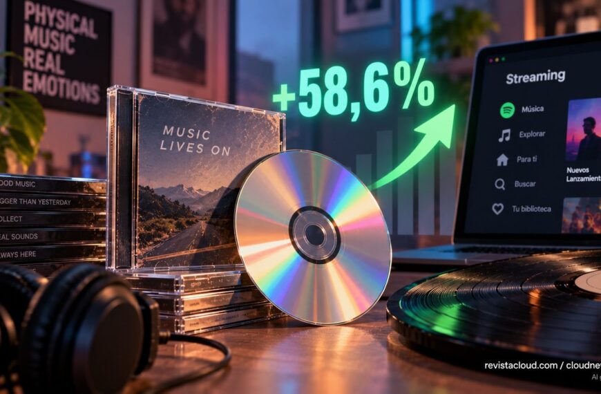De CD groeit weer in het tijdperk van streaming: hun inkomsten stijgen met 58,6%
