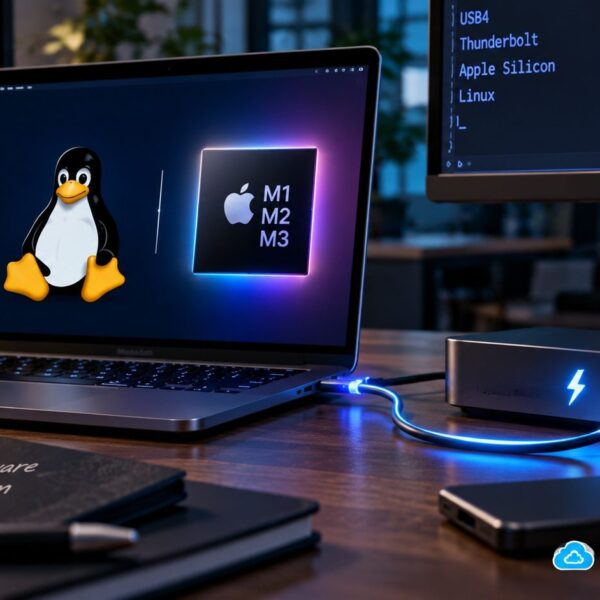 Linux nadert USB4- en Thunderbolt-ondersteuning op Macs met Apple Silicon
