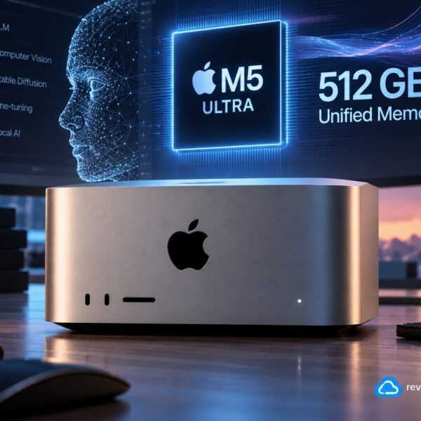 Apple maakt van de Mac Studio M5 Ultra een lokale AI-werkstation van 512 GB
