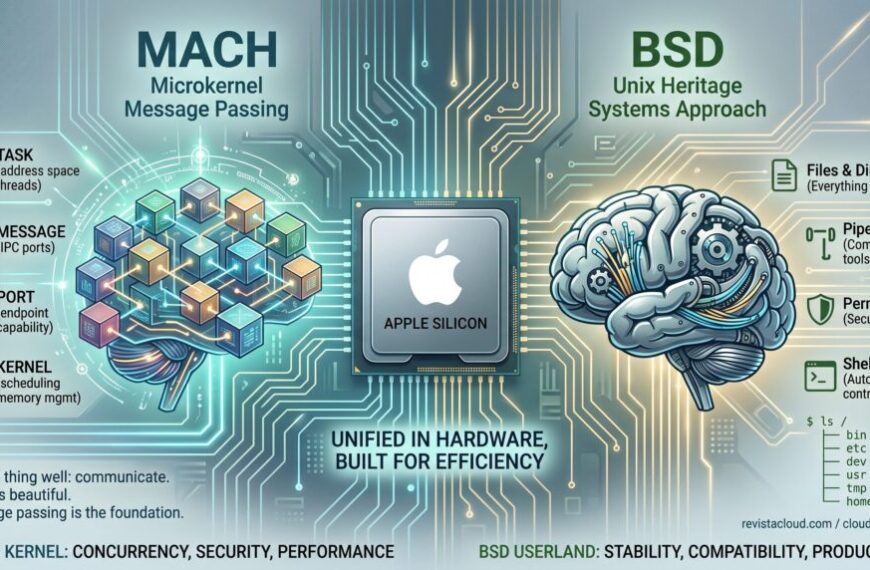 macOS draait geen twee kernels: zo combineert XNU de architecturen Mach en BSD