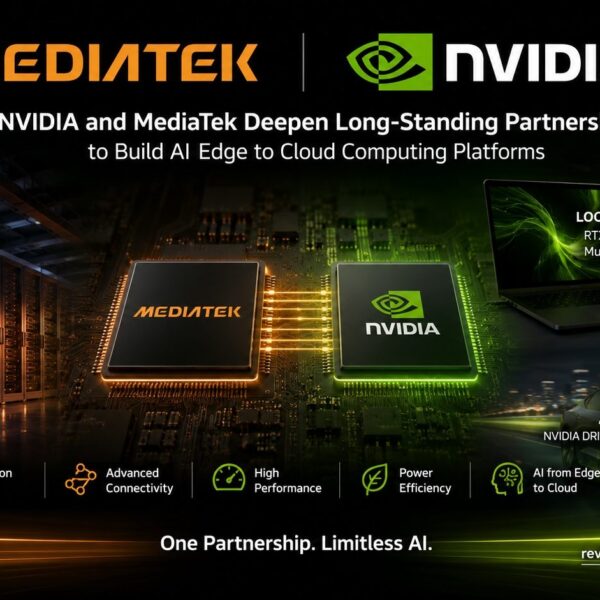 NVIDIA investeert 3.500 miljoen in MediaTek en breidt haar samenwerking voor AI uit