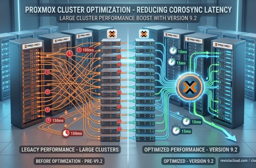 Een Proxmox-cluster met 47 knooppunten kan meer dan 70 seconden solely in Corosync overschrijden