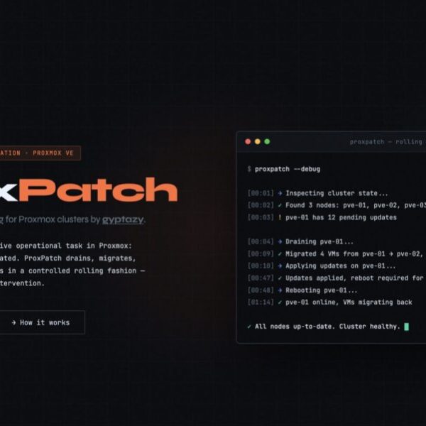 ProxPatch automatiseert de rolling patches op Clusters Proxmox VE