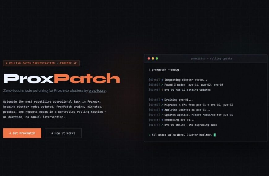 ProxPatch automatiseert de rolling patches op Clusters Proxmox VE
