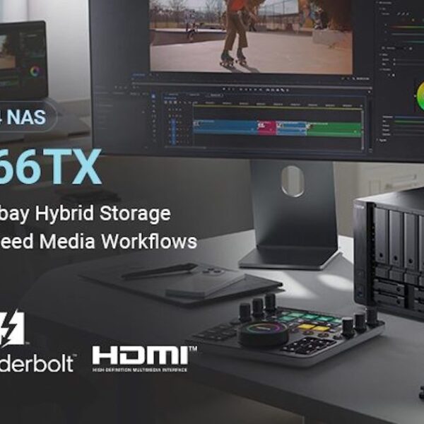 QNAP introduceert de TS-h966TX, een hybride NAS met Thunderbolt 4 en 10 GbE