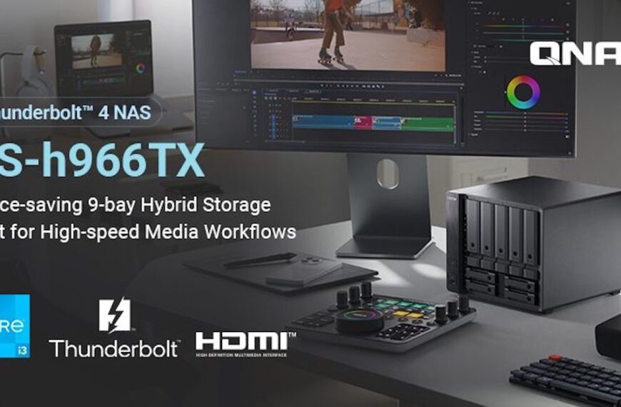 QNAP introduceert de TS-h966TX, een hybride NAS met Thunderbolt 4 en 10 GbE