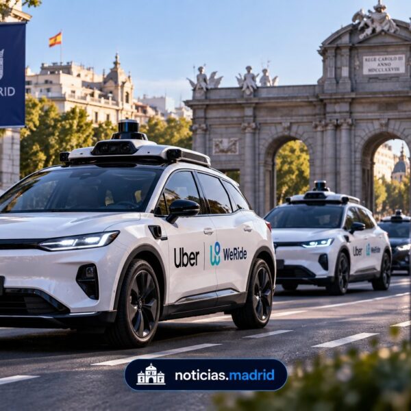 Madrid bereidt 20 niveau 4 robotaxi’s van Uber en WeRide voor om te testen in echt verkeer