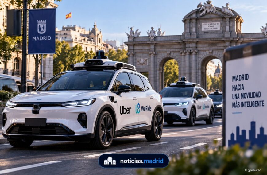 Madrid bereidt 20 niveau 4 robotaxi’s van Uber en WeRide voor om te testen in echt verkeer