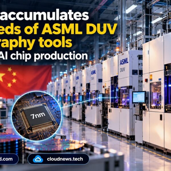 China verzamelt honderden DUV-apparaten van ASML en wint tijd om 7 nm-chips te produceren