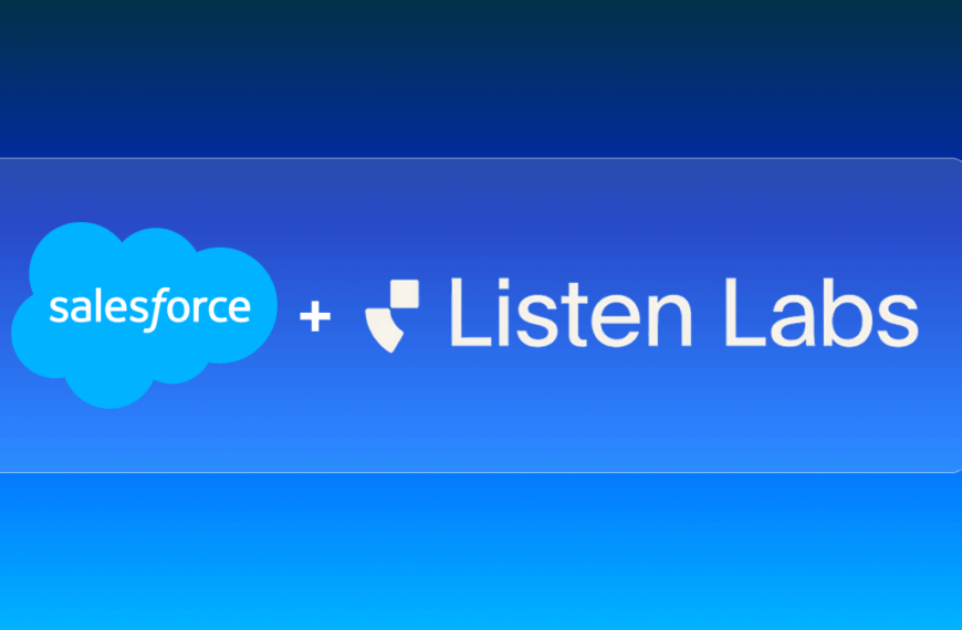 Salesforce koopt Listen Labs om klantgesprekken om te zetten in gegevens voor AI