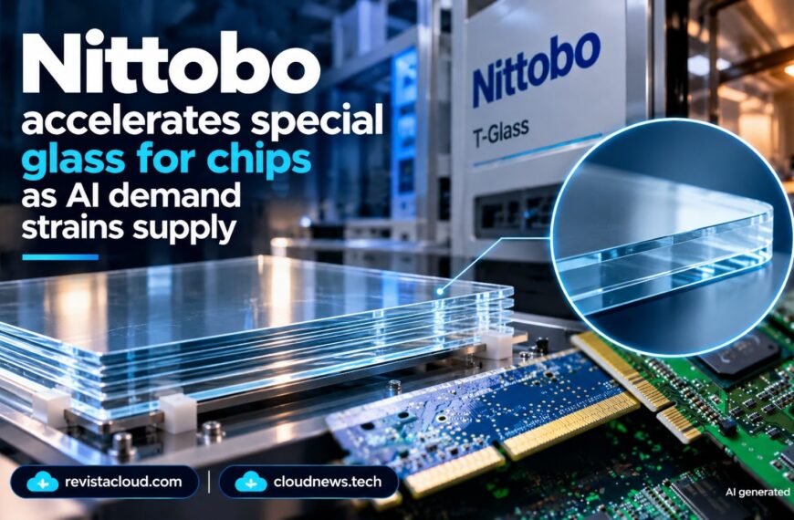Nittobo versnelt de speciale glasproductie voor chips terwijl AI de levering onder druk zet